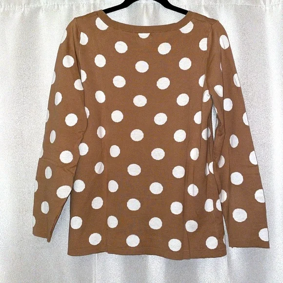 Women’s Polka Dot Sweater - Picture 2 of 5